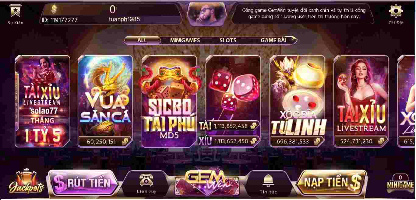 kho game gem win
