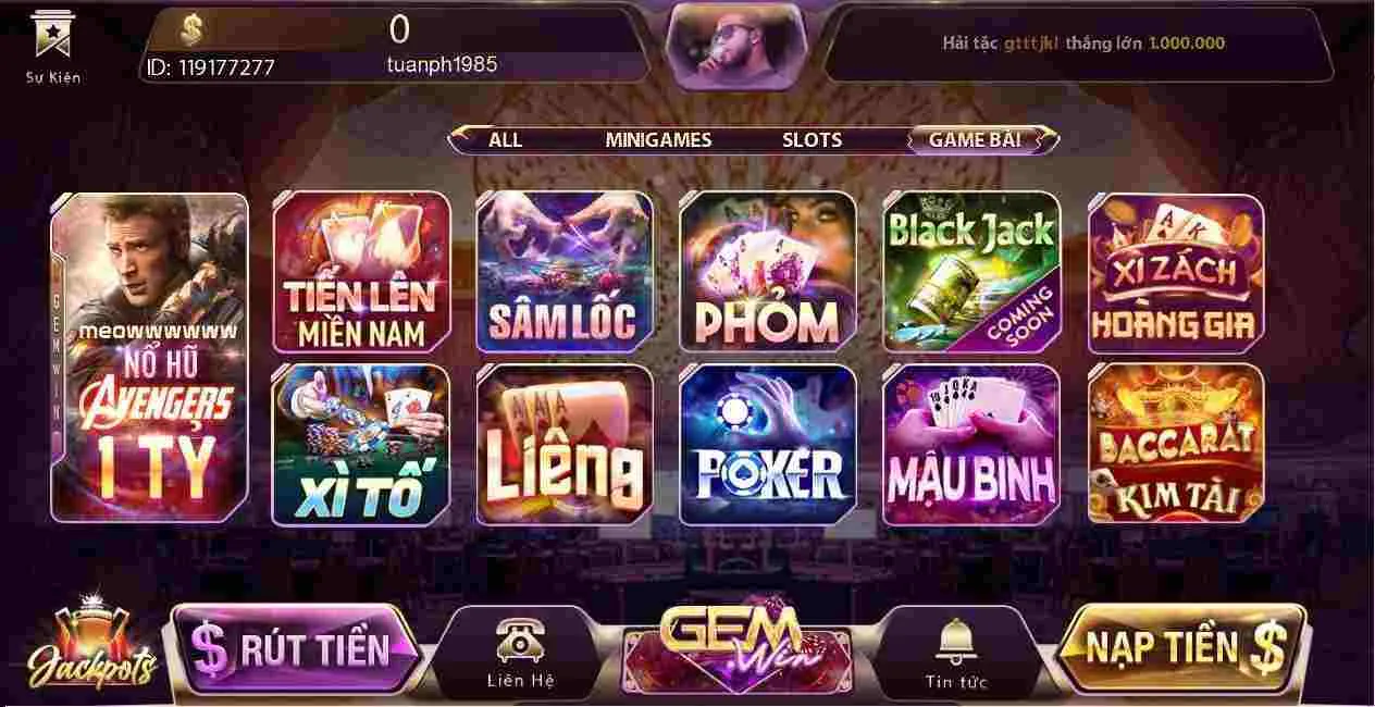 kho game gem win