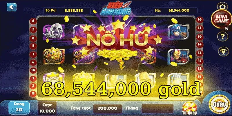 Nổ hũ vip mang lại cơ hội trúng thưởng lớn cho người chơi.