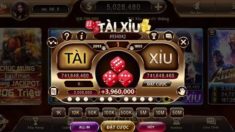 All in game tài xỉu tại Gemwin để trải nghiệm cảm giác hồi hộp và may mắn